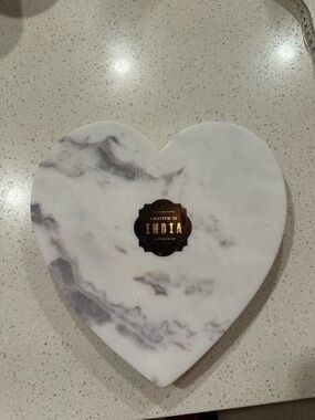 Marble Heart Cheeseboard Handcrafted in India NWT